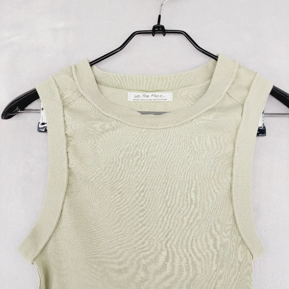 We The Free Mint Green Sleeveless Tank Top P154 - Picture 4 of 8